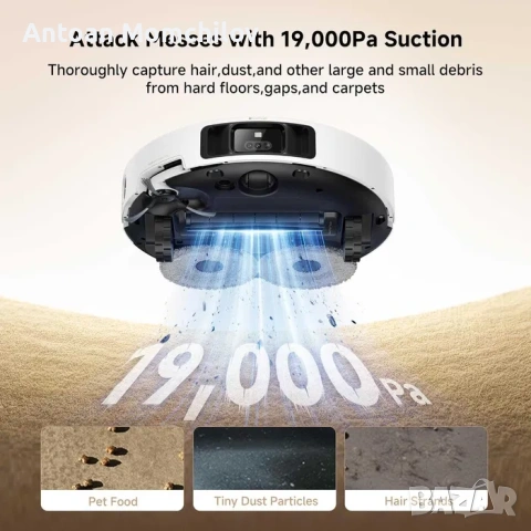 Прахосмукачка робот Mova P50 Pro Ultra с моп станция, снимка 3 - Прахосмукачки - 54805321