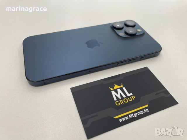 iPhone 15 Pro Max 256GB Blue, втора употреба, снимка 3 - Apple iPhone - 54762779