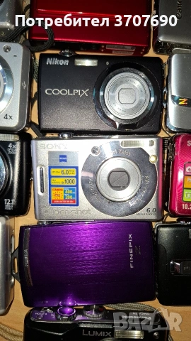 Sony, Canon, Nikon Компакни цифрови камери., снимка 4 - Фотоапарати - 54564146