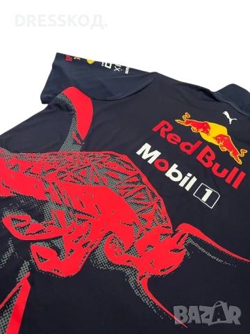 Puma x Redbull оригинална мъжка тениска с яка, 2XL размер , снимка 4 - Тениски - 54587598