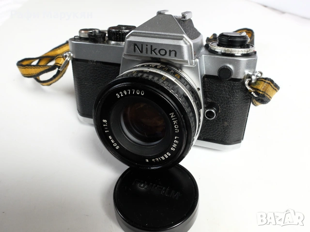 ЛЕГЕНДАТА SLR "NIKON FE"-перфектно състояние, снимка 2 - Фотоапарати - 55208101