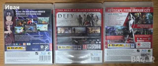 PS3 игри Naruto UNS, Assassin's creed Black Flag, Batman, снимка 2 - Игри за PlayStation - 54687281