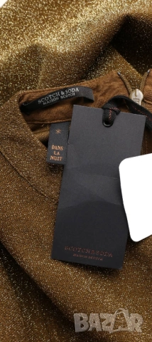 Scotch & Soda Maison Scotch оригинална нова златиста рокля М, снимка 11 - Рокли - 54288577