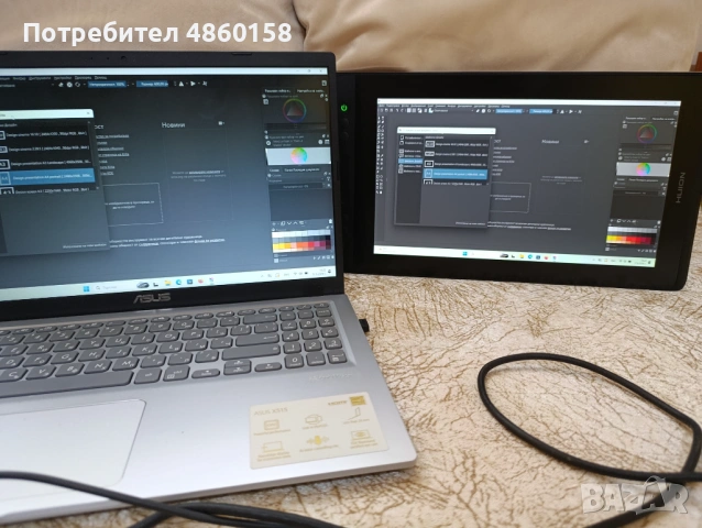 Таблет за рисуване HUION Kamvas PRO 13, снимка 2 - Таблети - 54952955
