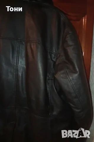 Ново Мъжко Зимно Яке Изцяло от Естествена Кожа XL , снимка 6 - Якета - 55157480