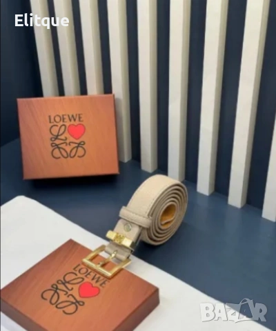 Колани loewe от естествена кожа в кутия на марката , снимка 12 - Колани - 54381807