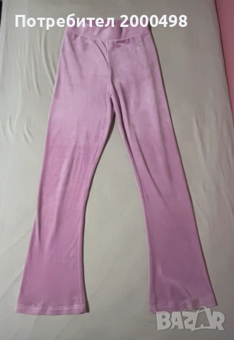 y2k Juicy couture розов велурен панталон, снимка 3 - Панталони - 54751913
