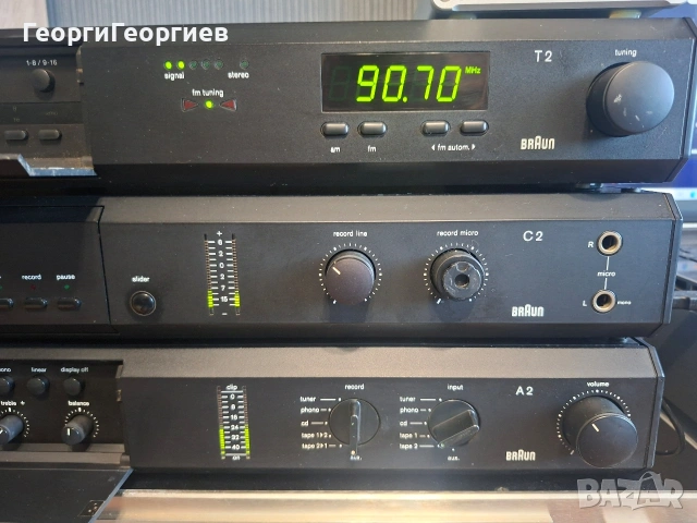 BRAUN A2 C2 T2, снимка 9 - Ресийвъри, усилватели, смесителни пултове - 54917288