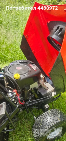 Тракторна косачка Makitta с Briggs & Stratton 13.5к.с като нова, снимка 7 - Градинска техника - 54767905