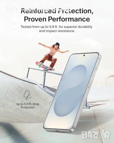 Нов Стъклен протектор Belkin за Самсунг Галакси S26 против отблясъци срещу драскотини, снимка 5 - Фолия, протектори - 54104867