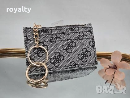 Guess Кожен Картодържател с Халка Гес 