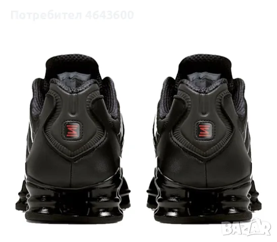 Nike Shox TL Black Metallic Hematite, снимка 5 - Маратонки - 55692646