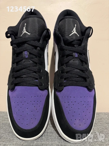 JordanAir Jordan 1 Low 'Court Purple', снимка 2 - Маратонки - 54184729