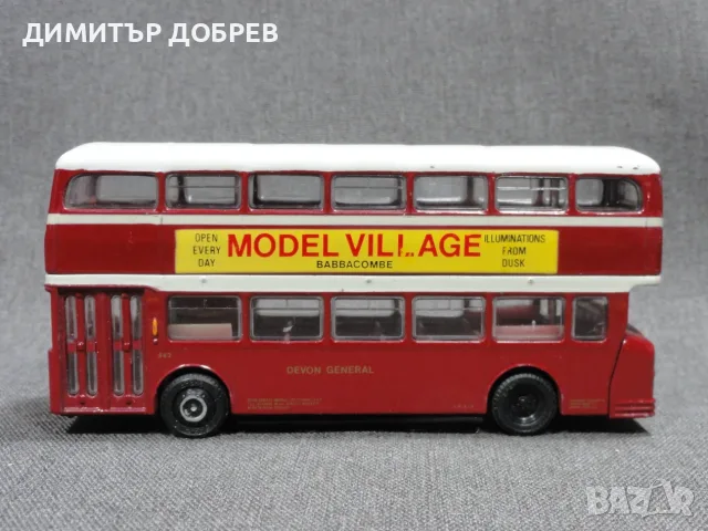 1/76 СТАРА РЕТРО МЕТАЛНА КОЛИЧКА АВТОБУС LEYLAND ATLANTEAN BUS, снимка 2 - Колекции - 55423729
