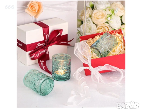 Пакет от 12 поставки за свещи, снимка 6 - Други стоки за дома - 54183144
