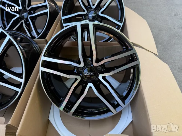4 бр. чисто нови алуминиеви джанти Alutec 19 цола 5x112, централен отвор 66.5, ET20, 9J, снимка 8 - Гуми и джанти - 55323169