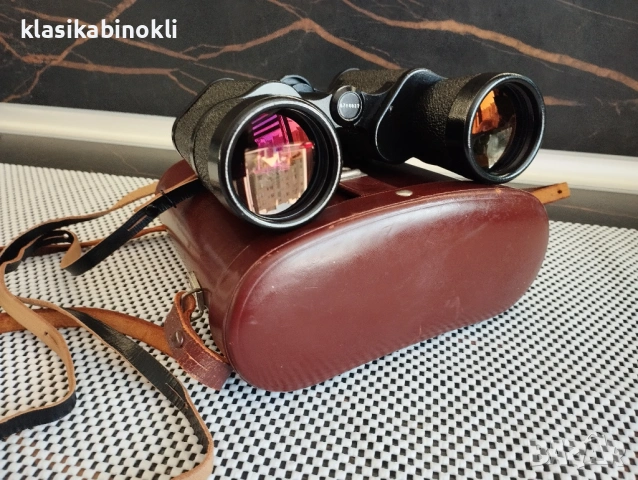 ТОП Бинокъл Carl Zeiss Jena-JENOPTEM-MULTI-COATED -10 х 50W-ГДР--КАТО НОВ, снимка 10 - Екипировка - 54657303
