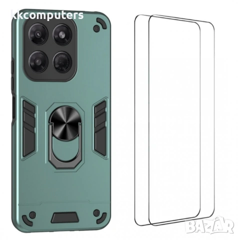 WANLONFENG YS Series Удароустойчив Калъф със Стойка и 2 Броя Стъклени Протектори за Motorola Moto G3, снимка 3 - Резервни части за телефони - 54925572