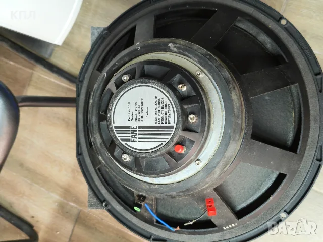 Професионален коаксиален 15" инча говорител FANE CX-15, снимка 4 - Тонколони - 55523004