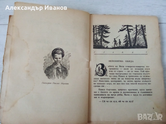 Стара книга "Павлик Морозов" 1948 г., снимка 2 - Други - 53336454