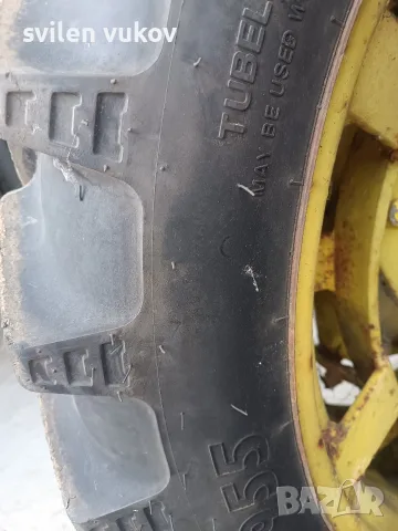 продавам комплект редови гуми с джанти за трактор John Deere , снимка 3 - Селскостопанска техника - 55673862