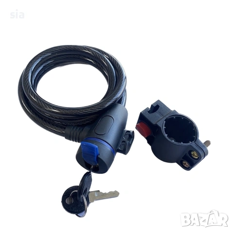 ЗАКЛЮЧВАЩО УСТРОЙСТВО ЗА ВЕЛОСИПЕД ИЛИ СКУТЕР, снимка 2 - Аксесоари за велосипеди - 44386714