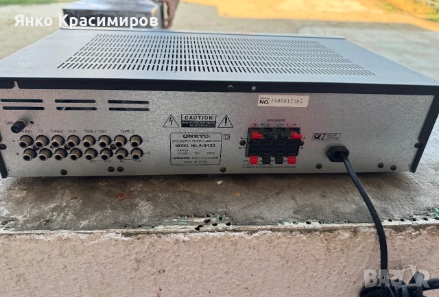 Усилвател Onkyo a-8430.      , снимка 4 - Ресийвъри, усилватели, смесителни пултове - 55124000