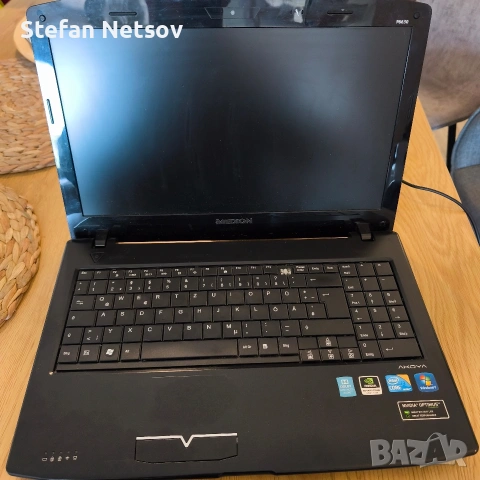 Лаптоп Medion Akoya, i3, 4gb ram, Geforce GT540M 1gb, 500gb hdd