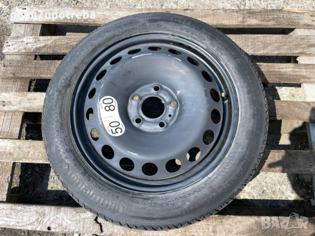 135/80/17 резервна джанта патерица 5х114,3 Renault Talisman Megane Nissan Leaf Pulsar