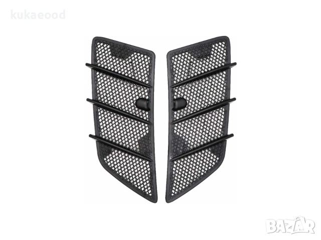 Решетка на преден капак за Mercedes ML W164 Facelift, снимка 3 - Части - 54067867