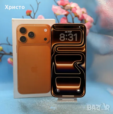 ГАРАНЦИОНЕН!!! Apple iPhone 17 Pro Max, 512GB, 5G, Cosmic Orange