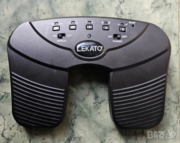 LEKATO Bluetooth педал за обръщане на ноти
