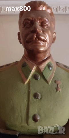 Гипсова статуетка бюст на Сталин, снимка 2 - Статуетки - 54042913