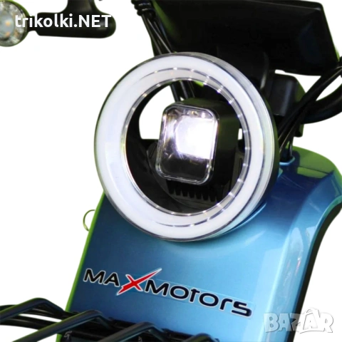 Двуместна електрическа триколка за възрастни Max Motors Pudding 1800W, 48V, 20Ah, CE сертификат, снимка 14 - Инвалидни скутери - 54619507