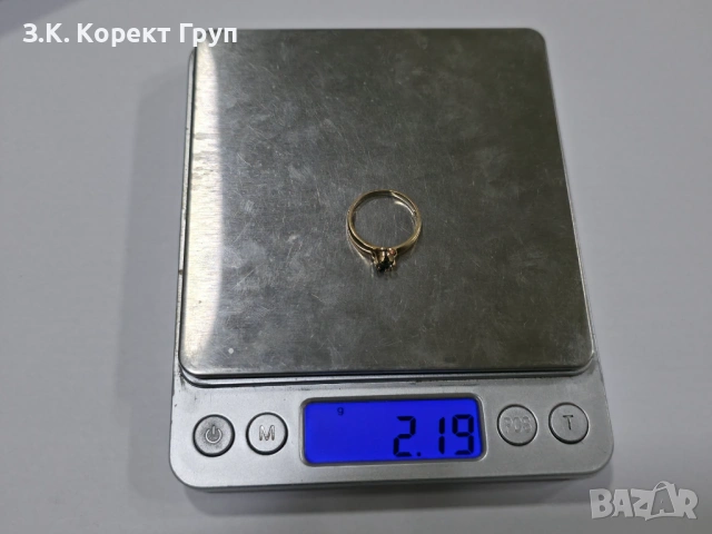 Дамски златен пръстен 14К 585 / 2,19 гр., снимка 8 - Пръстени - 54384643