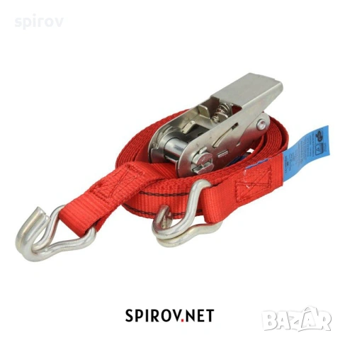 Колан с тресчотка за укрепване на товари 2 куки 3м