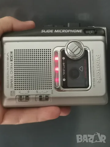 Касетен диктофон Panasonic Mini Cassette Recorder RQ-L31, снимка 4 - Радиокасетофони, транзистори - 55681438