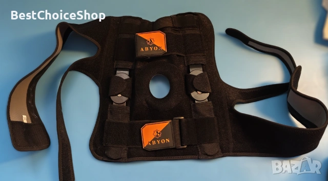 Ортеза - Наколенка с панта Регулируема поддръжка с подобрени стабилизатори – XXL, снимка 4 - Ортези и протези - 54020393