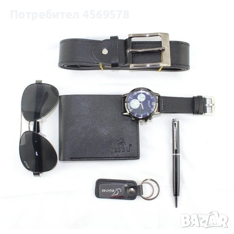 к:🎁 Бизнес фирмен луксозен мъжки комплект 6 в 1🎁, снимка 3 - Подаръци за мъже - 54805324
