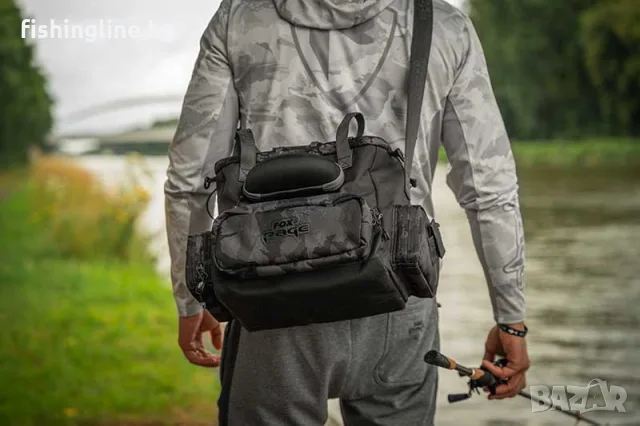 Fox Rage Camo Voyager Medium Tackle Bag – риболовна чанта с 6 кутии, снимка 8 - Екипировка - 55430329