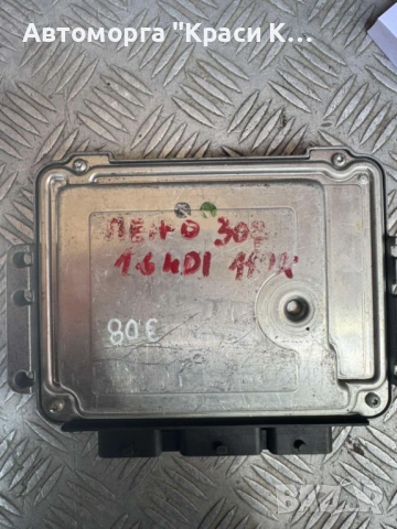 0281011803 компютър за двигател на Peugeot 308 1.6hdi 110k, снимка 2 - Части - 54455193
