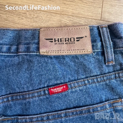 Мъжки дънки Wrangler Hero сини W40 L31 , снимка 9 - Дънки - 54327918