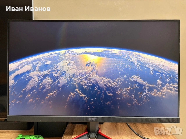 27” геймърски монитор Acer Nitro VG270 IPS Пълен комплект с кутия