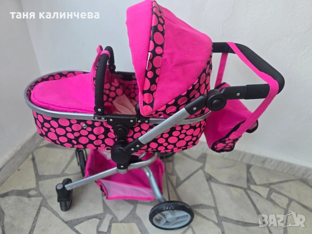 Количка Мони ,за кукли със зимен летен кош + подарък, снимка 3 - Кукли - 55059855