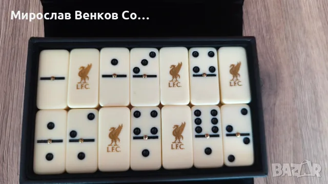 Колекционерски комплект Домино Liverpool F.C., снимка 2 - Фен артикули - 55486535
