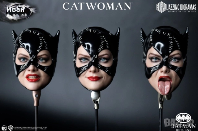 Фигура на Жената котка/Catwoman (1992 Batman Returns) DX ⅙ scala - нови и запечатани !, снимка 12 - Колекции - 54374668