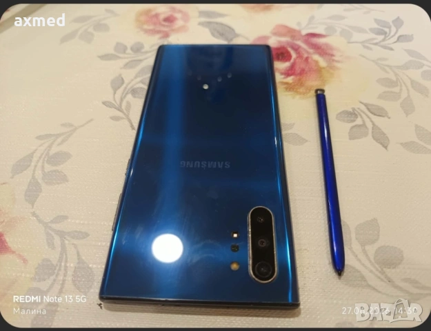 Samsung Galaxy Note 10 + 12/256, снимка 3 - Apple iPhone - 55008172