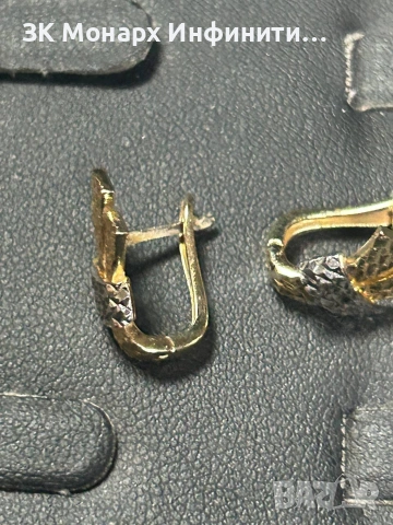Златни обеци, снимка 2 - Обеци - 54356286