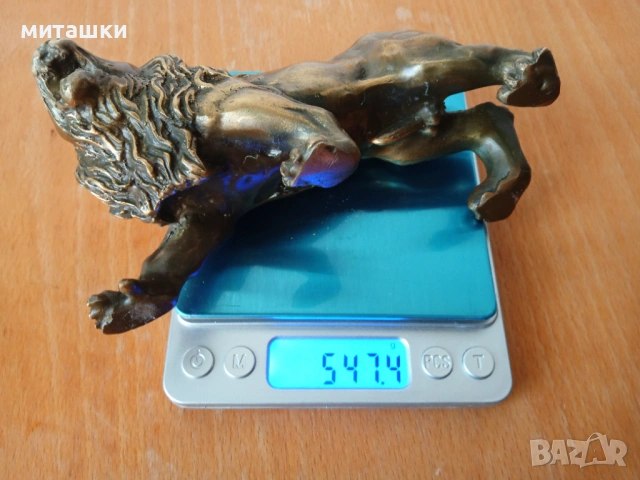 Бронзова пластика лъв, снимка 6 - Декорация за дома - 54137522