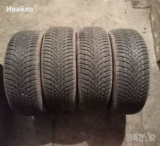 Продавам 4 броя зимни гуми 205.55.16 на 1 сезон дот 2021 Nokian 